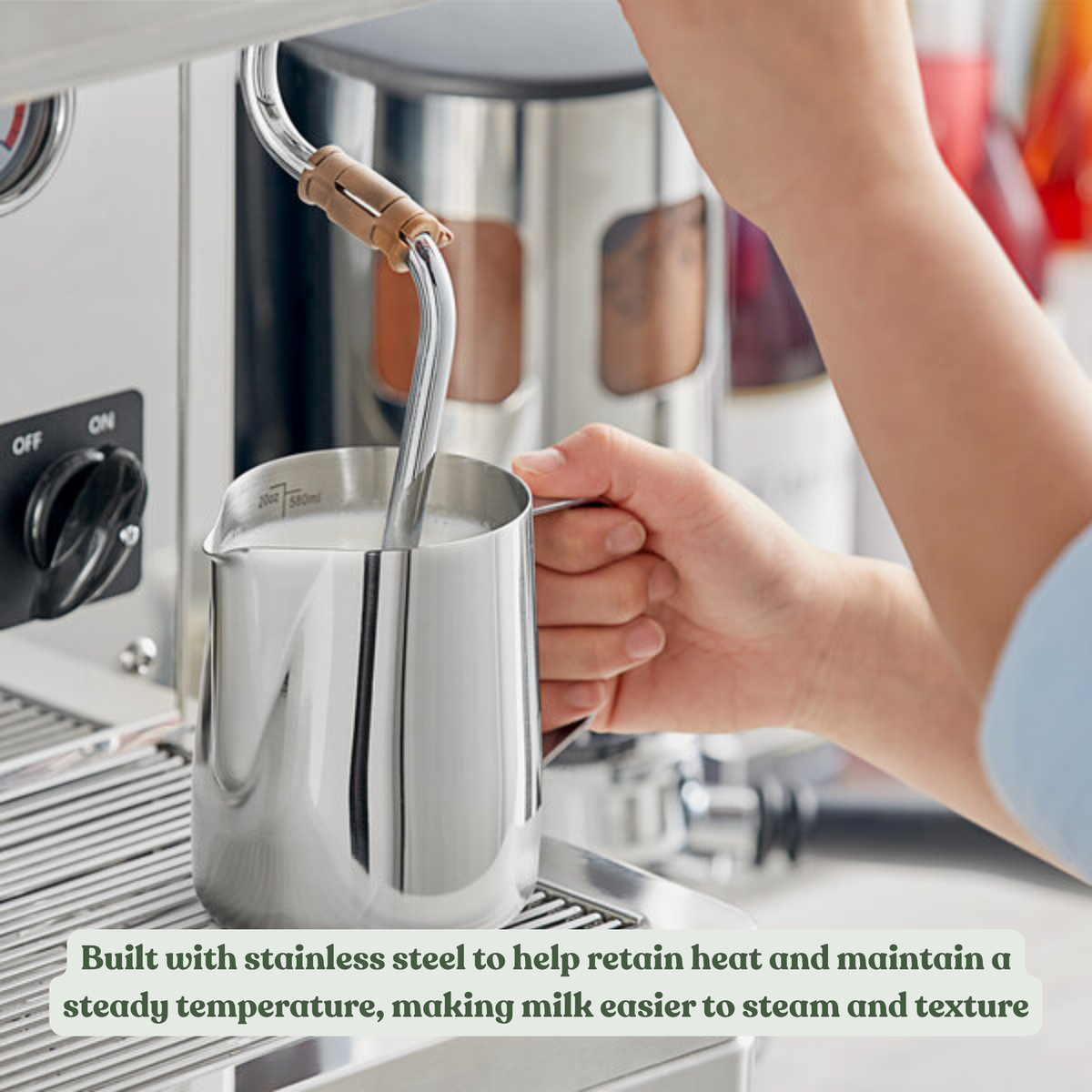 Stainless Steel Milk Pitcher