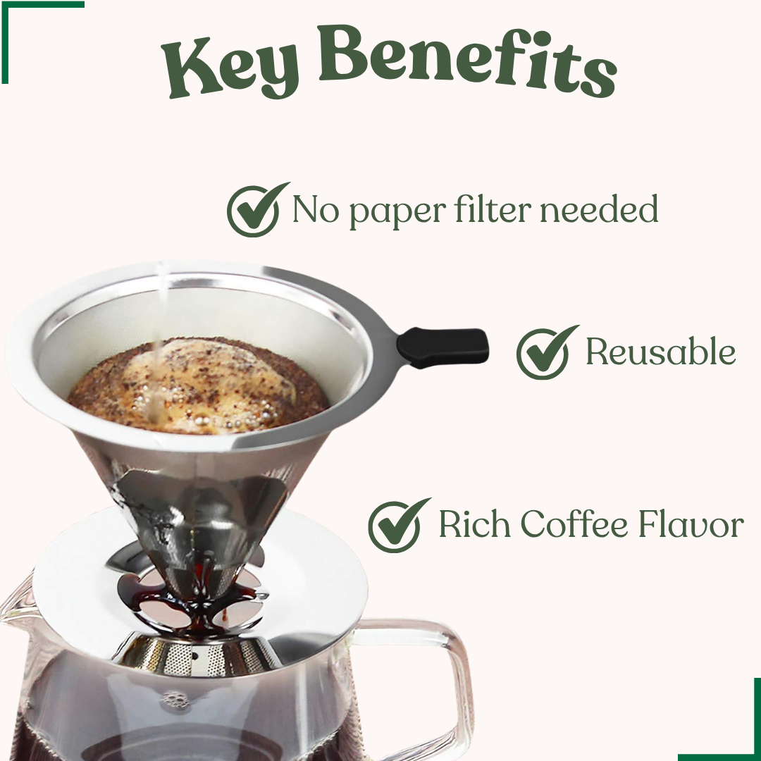 Pour-over coffee dripper set