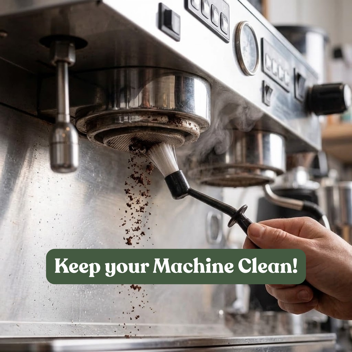 Coffee Elbow Cleaning Brush
