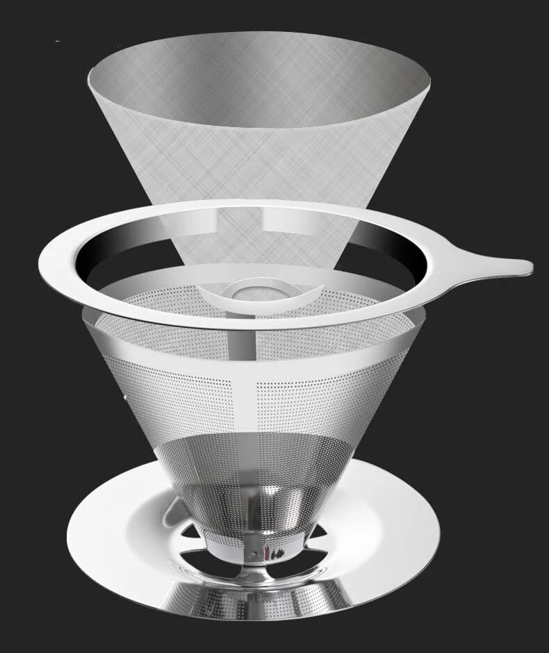 Pour-over coffee dripper set